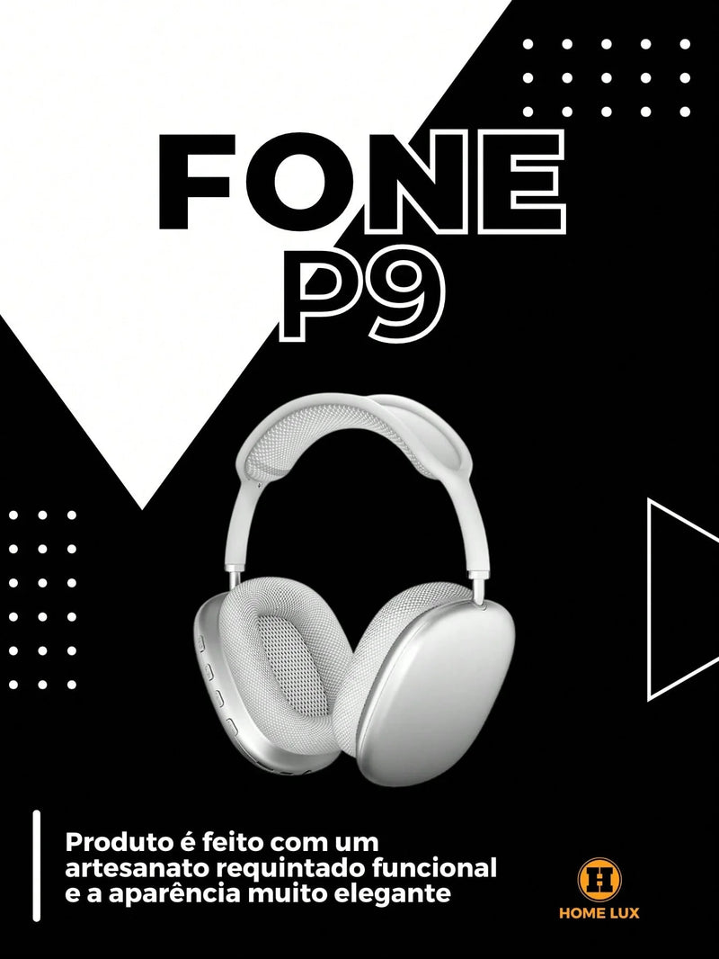 Fone de Ouvido Wireless Extra Bass P9 Air Top Max – Mergulhe na Qualidade Sonora! 🎧🔥