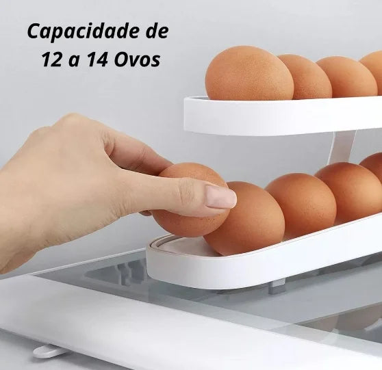 Organizador de Ovos – Praticidade e Organização na Sua Geladeira! 🥚✨