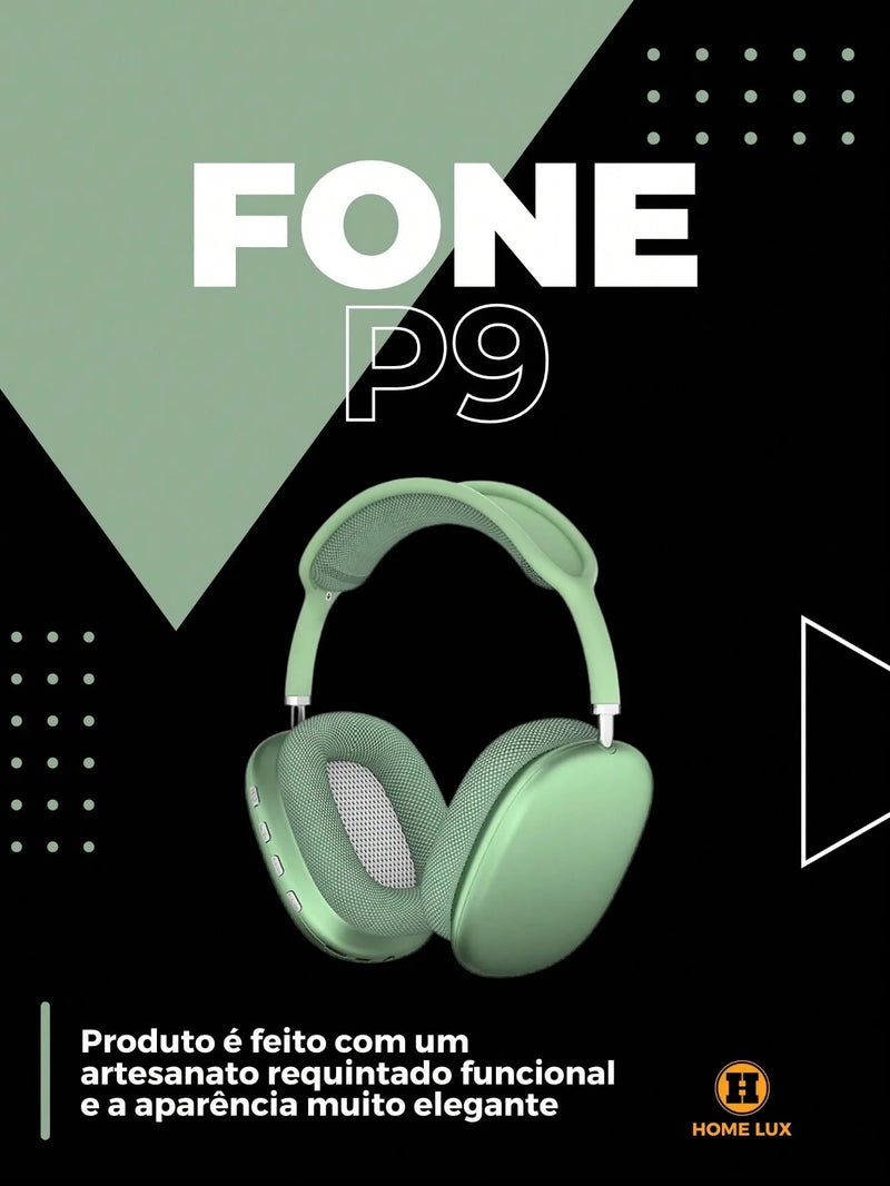 Fone de Ouvido Wireless Extra Bass P9 Air Top Max – Mergulhe na Qualidade Sonora! 🎧🔥