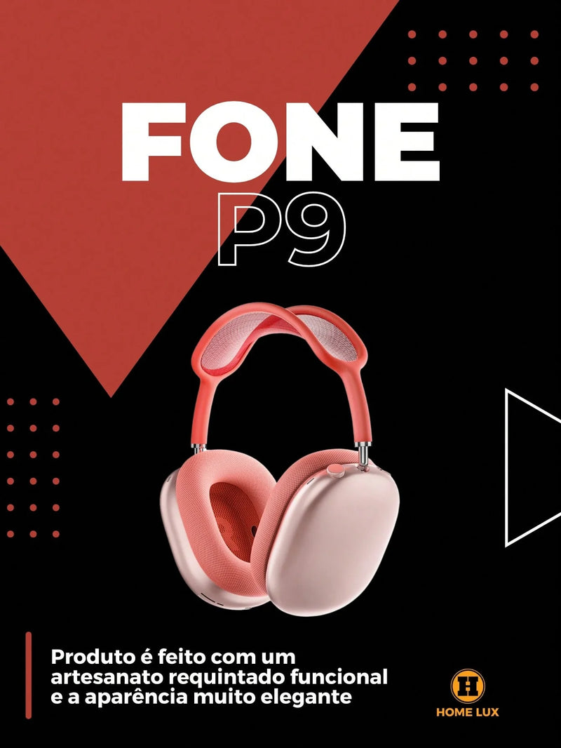 Fone de Ouvido Wireless Extra Bass P9 Air Top Max – Mergulhe na Qualidade Sonora! 🎧🔥