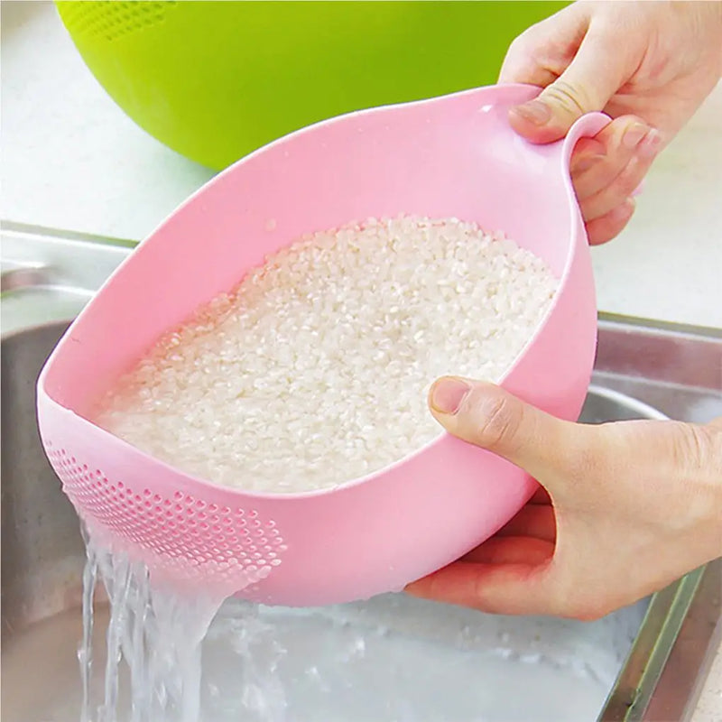 Cesta de Lavagem de Arroz e Alimentos – Praticidade e Organização na Sua Cozinha! 🍚🥕